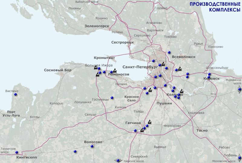 Карта военных объектов ленинградской области