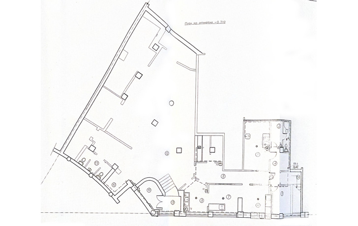 план помещения на Воскренской набережной