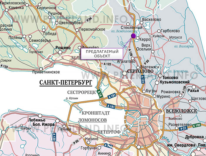 земельный участок Новоприозерское шоссе
