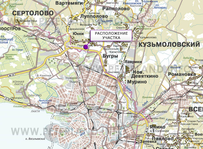 земельные участки порошкино кад