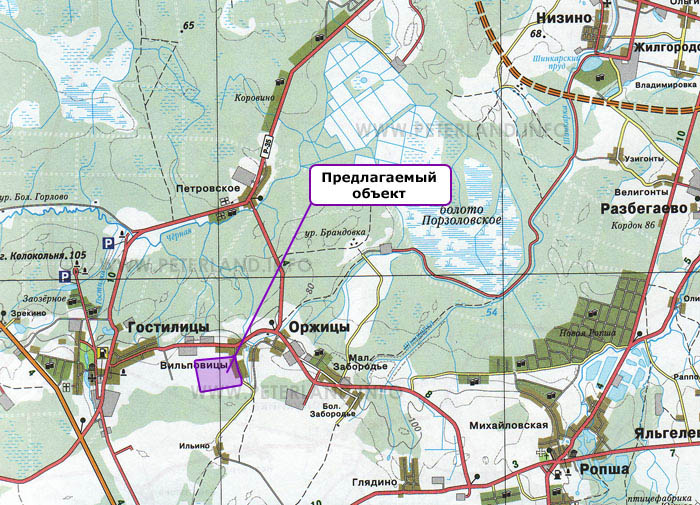 Кадастровая карта вильповицы