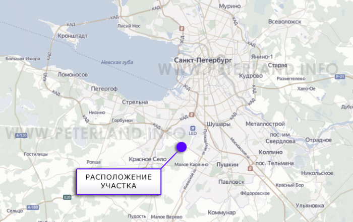 земельный участок на Волхонском шоссе